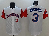 Men's Dominican Republic Baseball #3 Manny Machado White 2017 World Baseball Classic Stitched Jersey,baseball caps,new era cap wholesale,wholesale hats